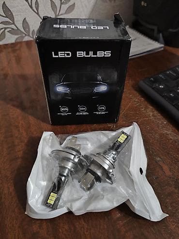 Светодиодные лампы. Китай. Разъем Н4, новые at lalafo.kg Светодиодные лампы. Китай. Разъем Н4, новые