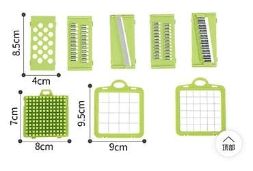 китайский фреза: Многофункциональная овощерезка-терка с контейнером Комплект для — 3