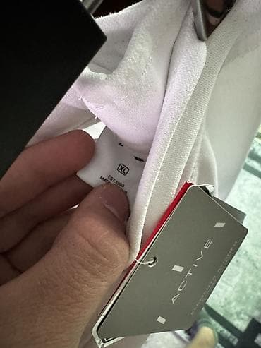 спортивные брюки: Белые спортивные брюки ACTIVE - Размер: XL (указан на ярлыке) - — 3