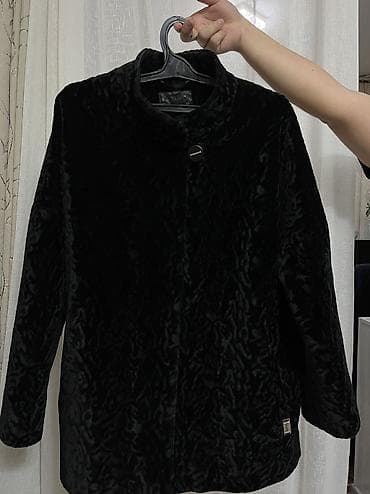 Шуба, Каракуль, Короткая модель, XL