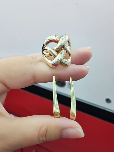 свадебные наборы ручной: Серебро Италия Через с напылением жёлтое золото Размеры имеются — 2