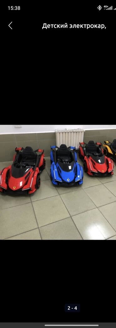 машина игрушки для детей: Детский электрокар, Б/у — 2