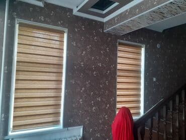 жалюзи с электроприводом: Роллштор роллшторы Жалюзи Жалюзи Бишкек День и ночь зебра Замер — 7