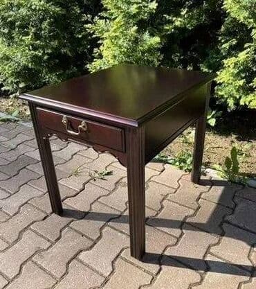 купить тумбу прикроватную: В продаже фирменные столики из красного дерева вишни! DREXEL HERITAGE — 5