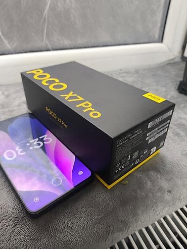micro sd 128: Poco X7 Pro, Б/у, 256 ГБ, цвет - Желтый, 2 SIM — 1