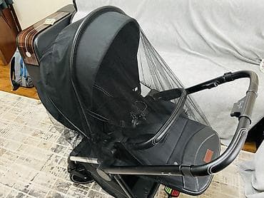 baby born: Коляска, Другой бренд, цвет - Черный, Б/у, Самовывоз, Платная доставка — 3