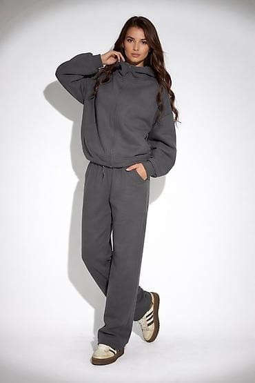 женский спартивка: Спортивный костюм, Толстовка, На молнии — 2