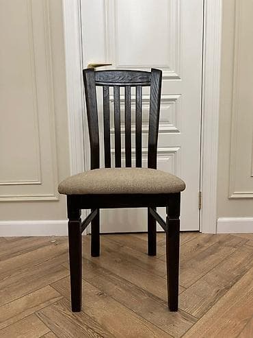 Вешалки: Стул для кухни, Дерево, цвет - Коричневый — 3