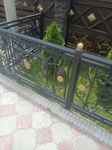 Үй жана бакча: Металл тосмо, Башка материал, Декоративдик, Кепилдиги — 8