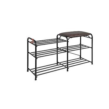 foldable table: ПОДСТАВКА ДЛЯ ОБУВИ 3-Х ПОЛОЧНАЯ 80 С СИДЕНЬЕМ производства Россия — 2