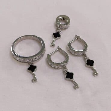 свадебные наборы ручной: Набор украшений, Проба 925, Женские, Новый — 2