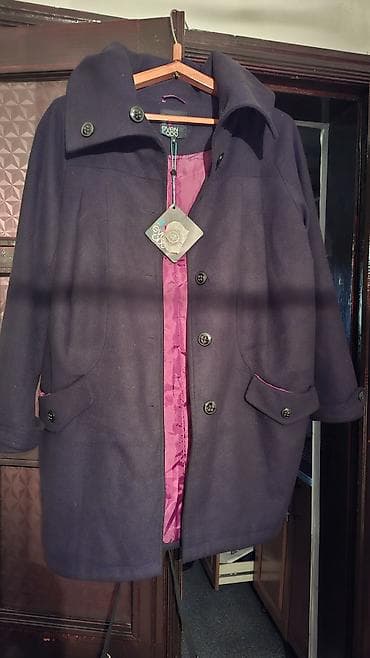 пальто женский: Пальто, Осень-весна, Однобортная модель, M — 2