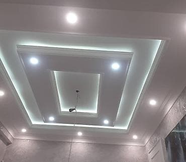 зеркало со светильником: Отделочные и ремонтные работы «под ключ» - Декоративные стены — 2