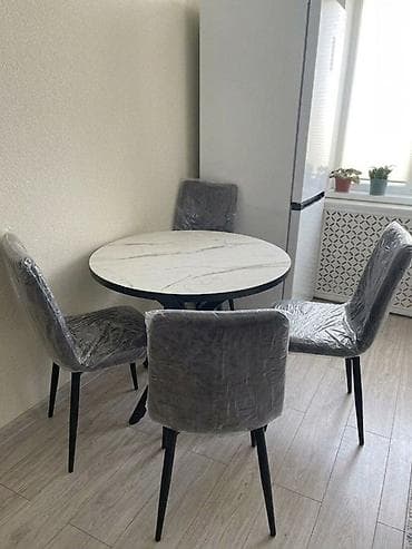 Дом и сад: Кухонный стол и стул, цвет - Серый — 2