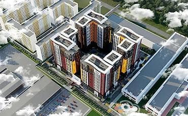 kant flat: 1 комната, 47 м², Элитка, 11 этаж, Готовая ПСО (под самоотделку) — 3