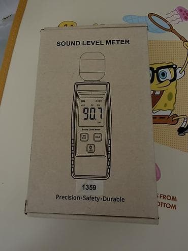 тон генератор: Шумомер (Sound Level Meter) DZYTEX DZY-1359 Цифровой прибор для — 2