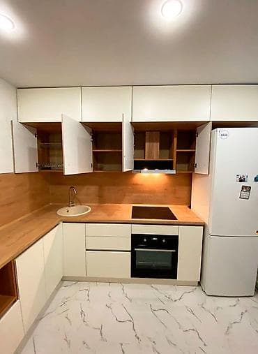 Шкафтар: Буйрутма эмеректер, Уктоочу бөлмө, Ашкана гарнитурасы, Шкаф, Керебет — 2