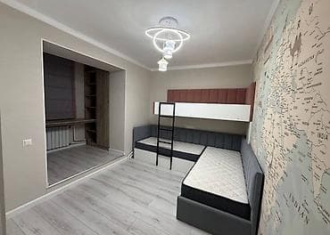 sky: 2 комнаты, 60 м², Средний Джал Индивидуалка, 7 этаж, Свежий ремонт — 1