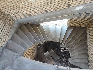 шкаф для дома и офиса: Бетонная лестница Для дома, Форма лестницы: Винтовая — 4