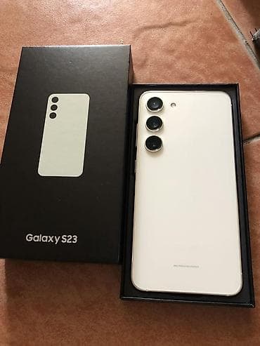 день сяпина: Samsung Galaxy S23, Б/у, 256 ГБ, цвет - Белый, eSIM — 1