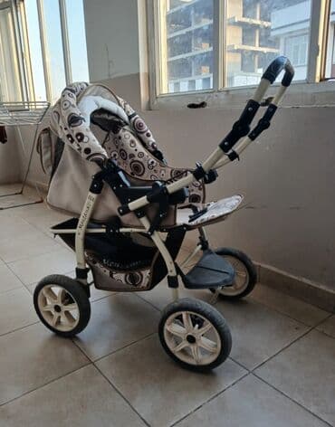 коляски с большими колесами: Коляска, цвет - Коричневый — 1