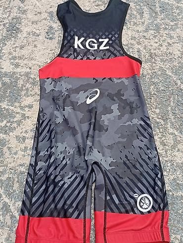 рашгард для мма: Борцовский трико Asics (KGZ) - Тип: одноцелое эластичное трико для — 1