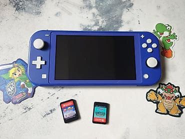 Nintendo: Nintendo Switch Lite, цвет синий. Компактная портативная консоль для — 1
