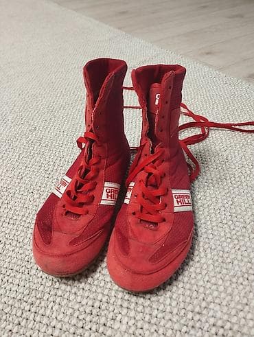 nike react: Боксерские ботинки/Боксерки Green Hill special,39размер красные - — 1