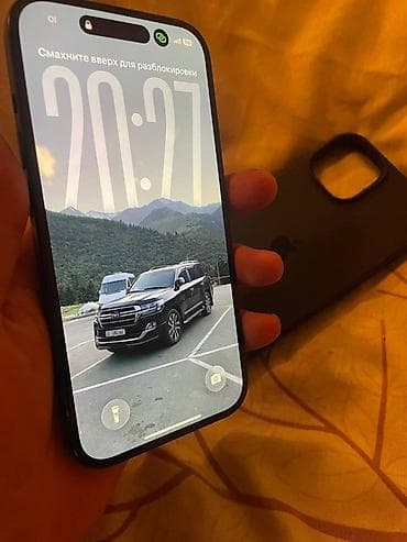 ipone 15: IPhone 15 Pro, Б/у, 128 ГБ, Черный, Чехол, 85 % — 5