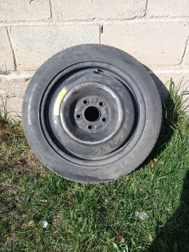 фуры тягач: Дөңгөлөктөр монтажда 130 / 80 / R 16, Жай, Колдонулган, 1 даана, Жеңил унаалар, Темир — 2