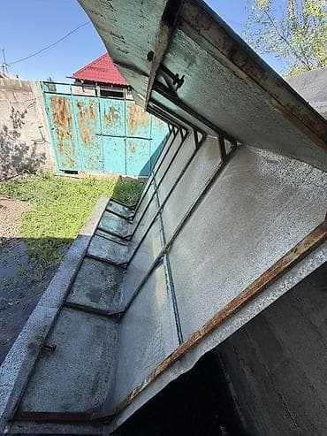 забор для детей: Навес, Односкатный, Металл, Профнастил — 3