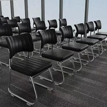 Офисный стул, Новый, цвет - Черный, Другой материал