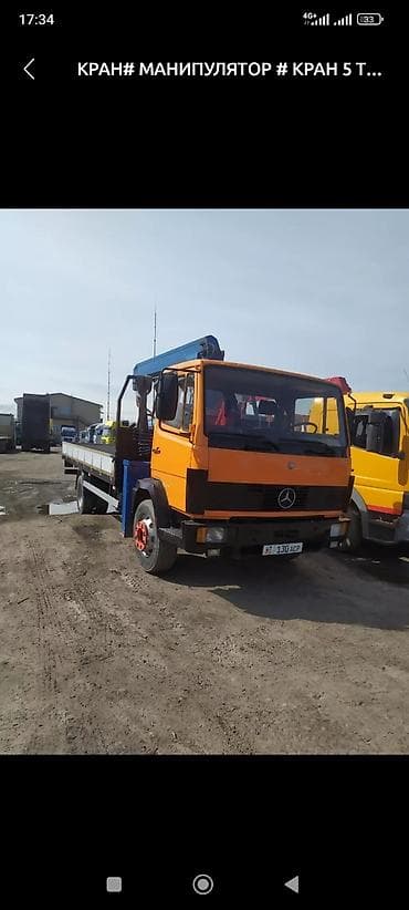7a fe: Манипулятор, Mercedes-Benz, 1992 г., 5 т — 3