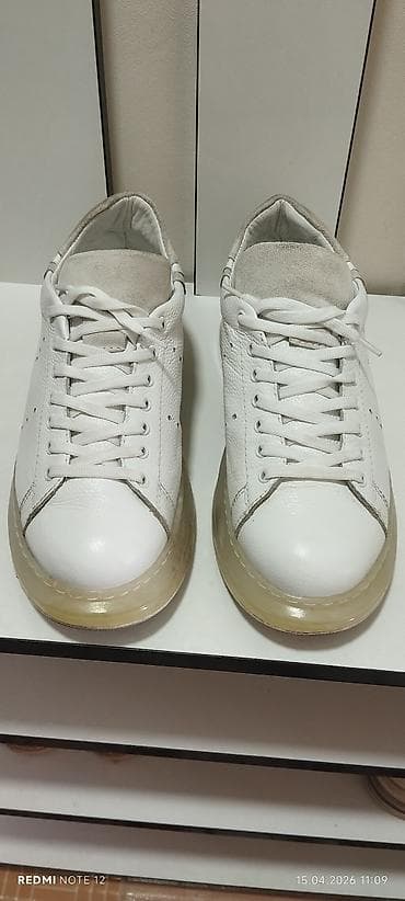 mcqueen: Кроссовки, 40, Alexander McQueen, Б/у, цвет - Белый, Самовывоз — 1