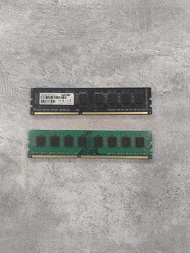 Настольные ПК и комплектующие: Оперативная память (RAM) для ПК, 4 ГБ, DDR3, 1600 МГц — 2