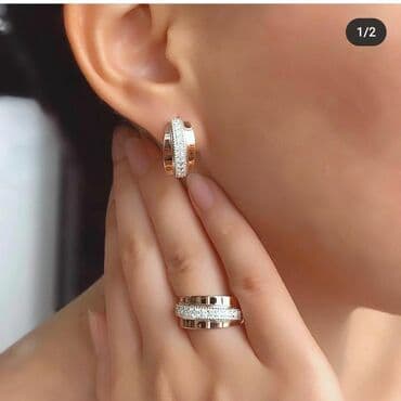 свадебные наборы ручной: Набор украшений, Проба 925, Женские, Новый — 18