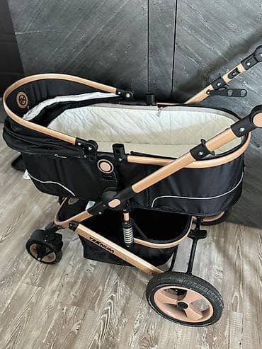 игрушечная каляска: Детская коляска Teknum 2-в-1 с люлькой и автокреслом-переноской - — 4