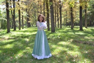 аренда свадебного платья бишкек: Үлпөт көйнөгү, түсү - Ак — 2