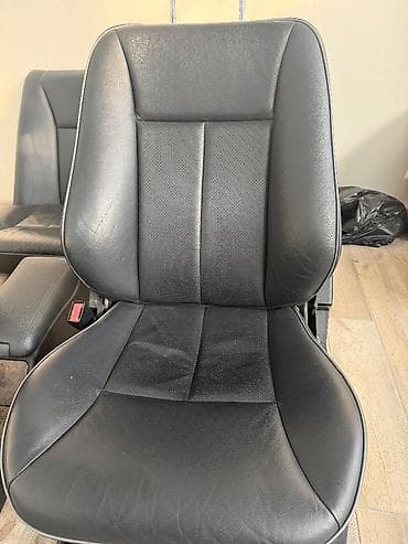 3 uz: Продается на w210 салон черная кожа электро сидения дверные карты — 3