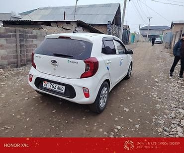 ижара авто ош: Kia Morning: 2018 г., 1 л, Автомат, Бензин, Хетчбек — 2
