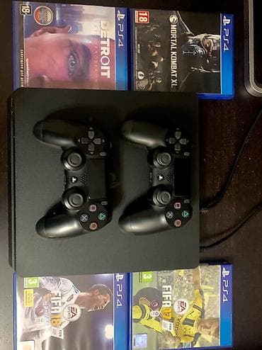 ps4 цена бу: Продаю PlayStation 4 Slim 8 гб. В хорошем состяние. Использывался — 1