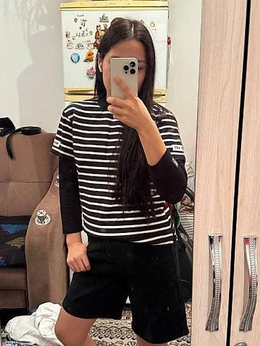 тактическая форма: Кофта в корейском стиле. классная и шорты на высокой посадке. Комплект — 1