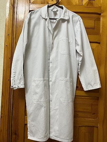 Медицинская одежда: Белый рабочий халат ZOLLNER - Бренд: ZOLLNER - Материал: 100% хлопок — 1