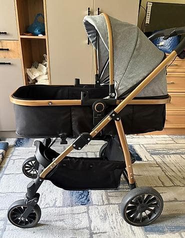 Коляски: Детская коляска-люлька для новорождённого - Просторная люлька с — 3