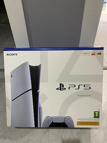 ipad 7: PlayStation 5 Slim 1 ТБ в комплекте 2 контроллера + станция зарядное — 1