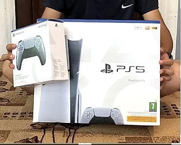 игровые консоли nintendo switch online: PlayStation 5 slim с накопителем 1 ТБ + 2 геймпада DualSense — 2