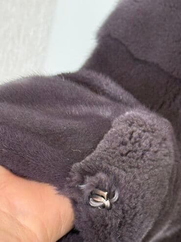 детские шапки с помпонами из натурального меха: Шуба из натурального меха норки Канада Длина :100см Размер:44 бренд — 2