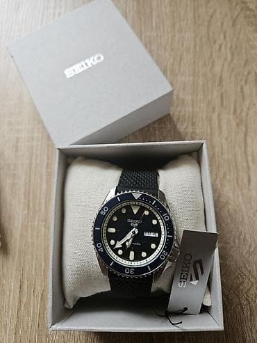 электроный саат: Seiko 5 Sports Automatic — классические дайвер‑стайл часы с — 1