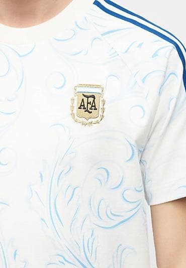 Мужская футболка, S, M, L, Adidas, Новый, цвет - Белый, Платная доставка — 3