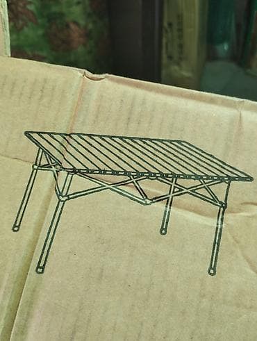 small table: Складной походный стол, Новый, цвет - Черный — 9